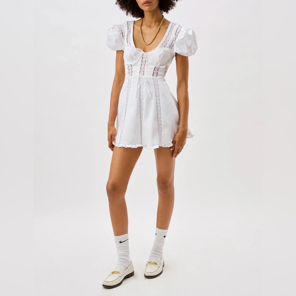 For Love & Lemons Maura Mini Dress - L